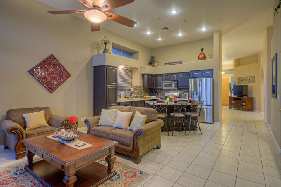 Home provides many gathering places for families to enjoy their time together.