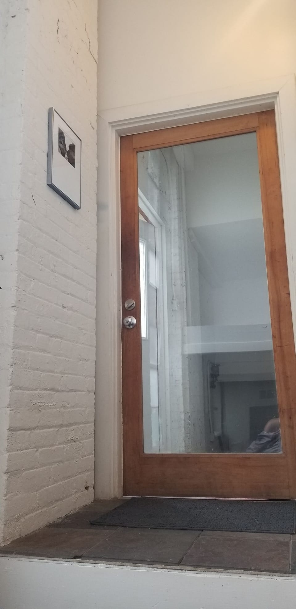Entry View from Inside the Unit
