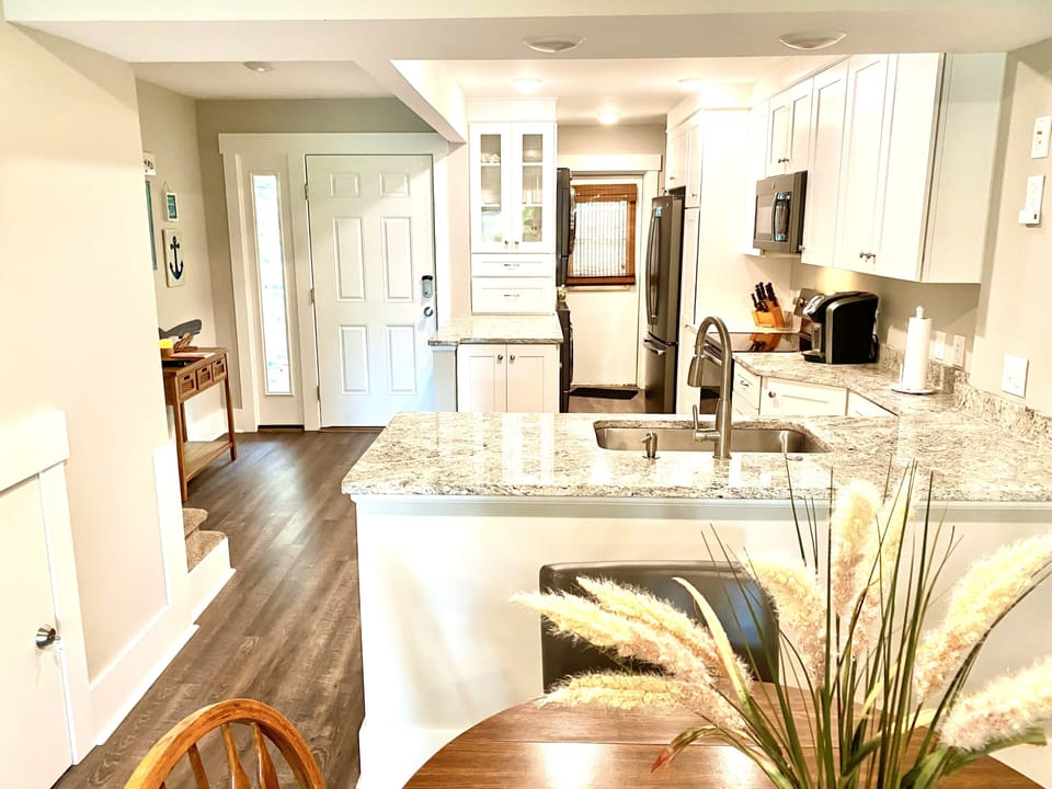 Kitchen and entry