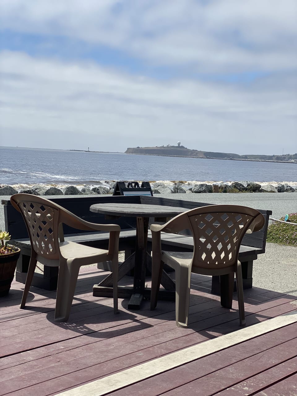 View from the front deck.