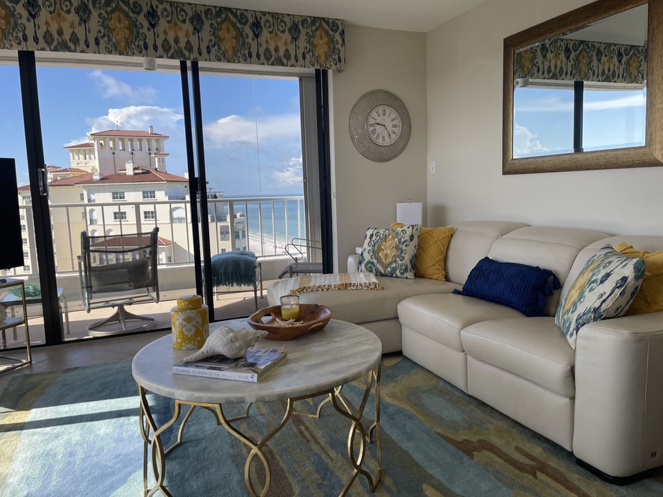 View from living room recliners