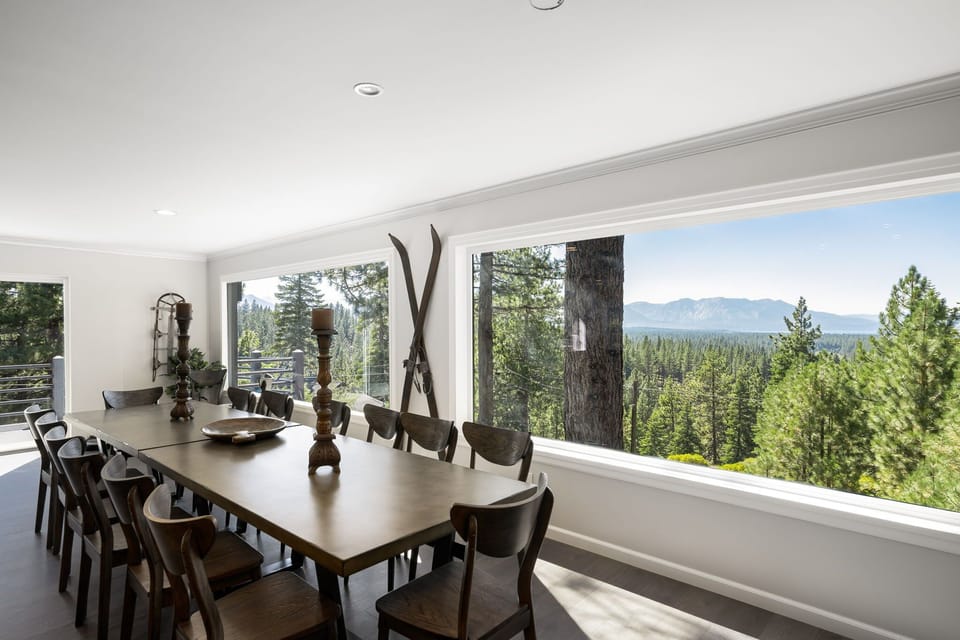 Dining table seats 14