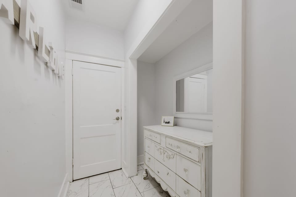 The Darling Suite is a private two-bedroom suite with a Jack & Jill bathroom.