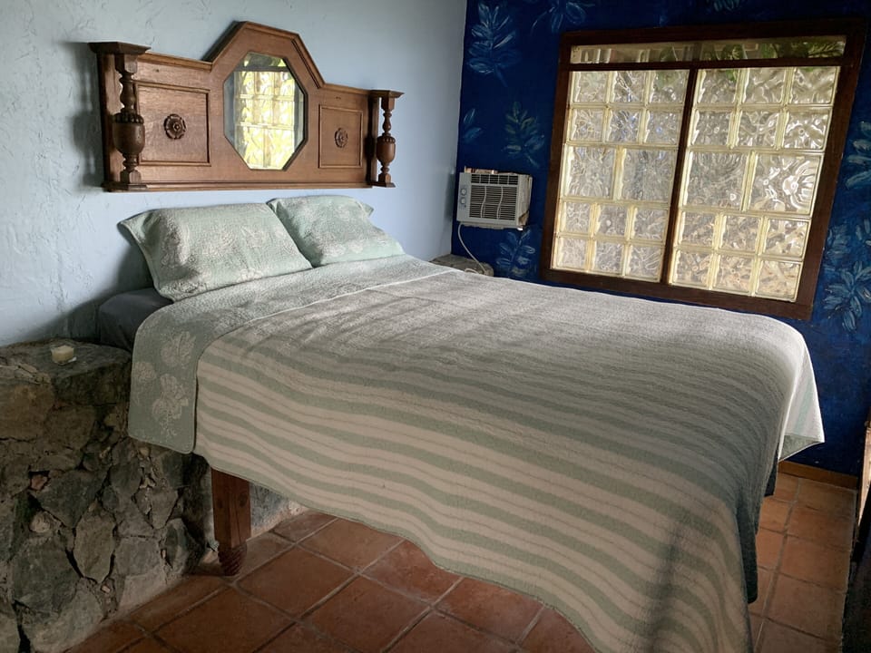 Queen sized bed