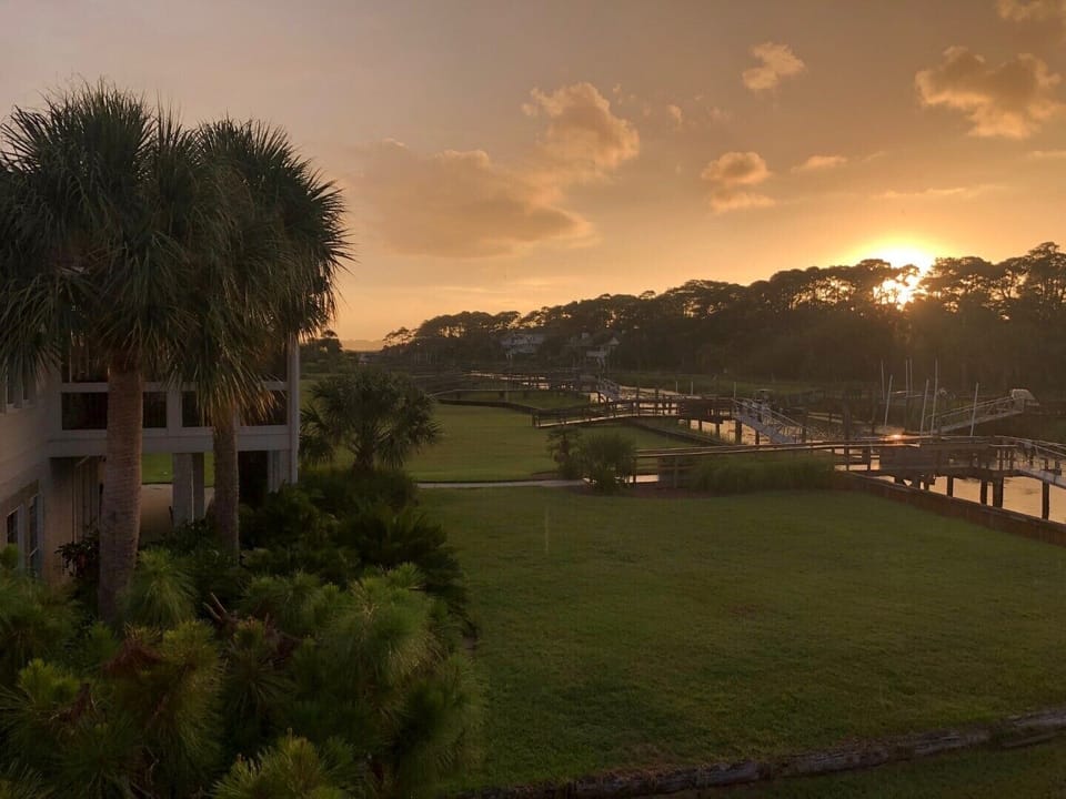 Sunset from our deck.