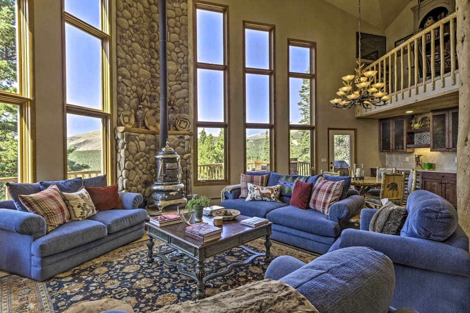 Fairplay Vacation Rental | 5BR | 5.5BA | 5,066 Sq Ft | 3-Story Cabin