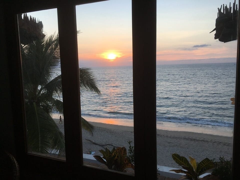 Front row seats to a beautiful sunset every night