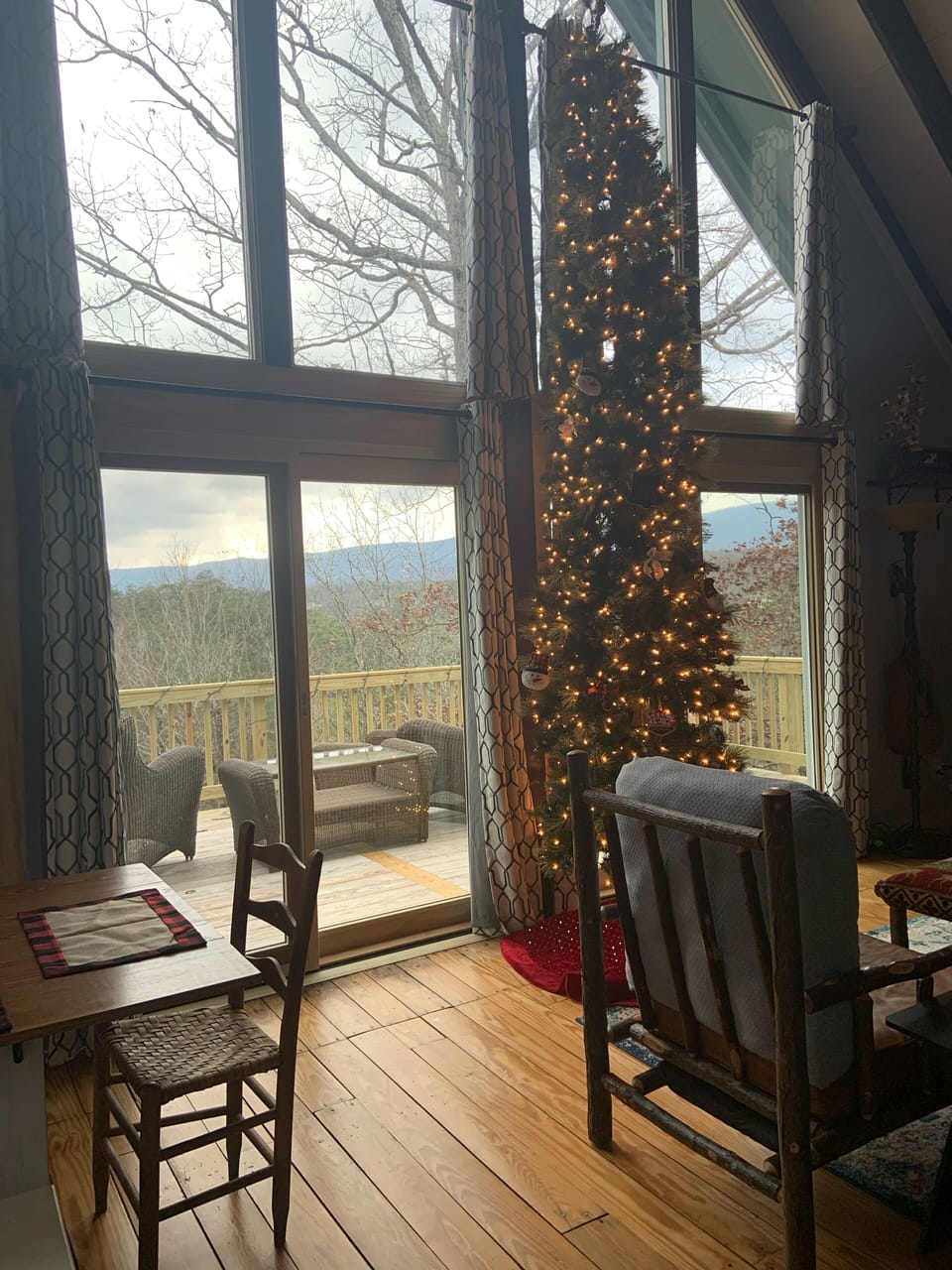 Ridge line views from the large main room