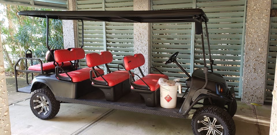 Golf Cart Limo, our grandkids love it!!