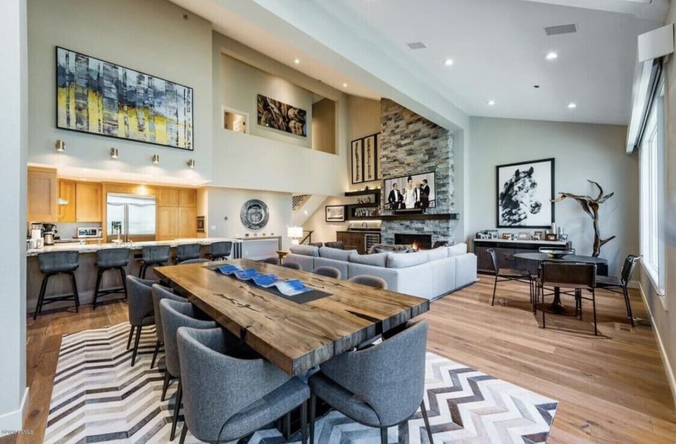 Custom dining room table seats 10