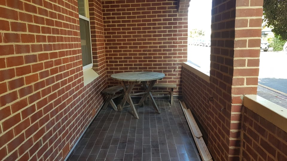 Front verandah, where you can sit and look at the sea or enjoy the sea breeze