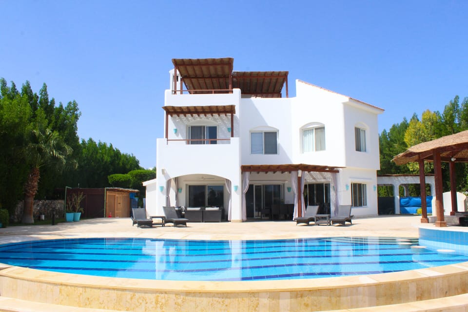 Back of villa