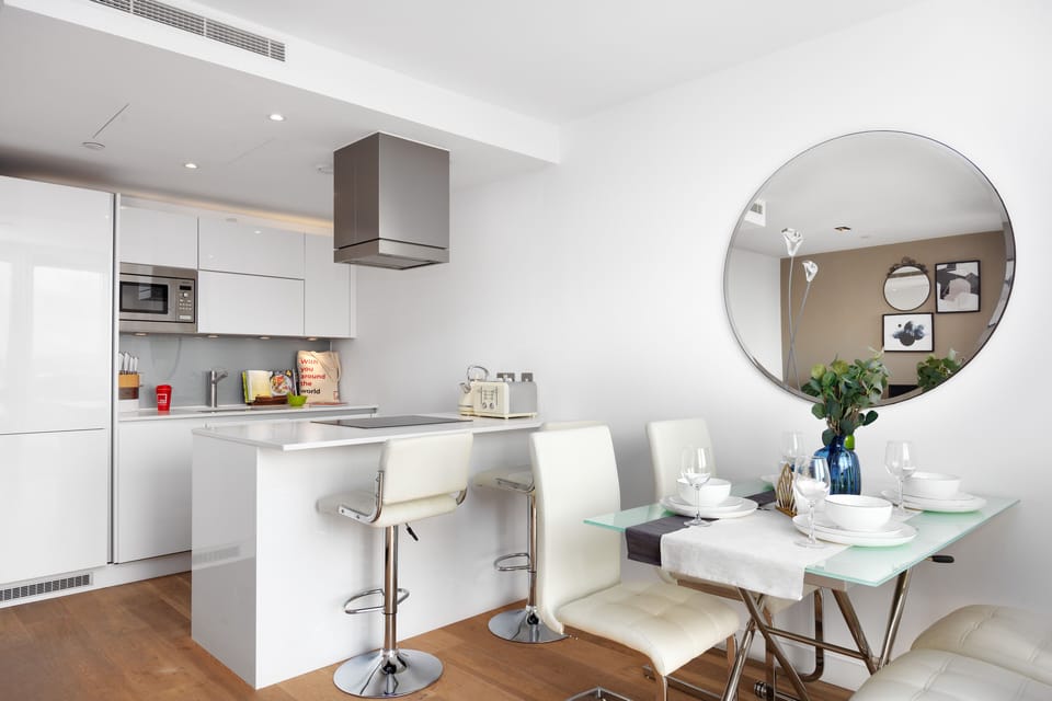 Living room & Dining area.