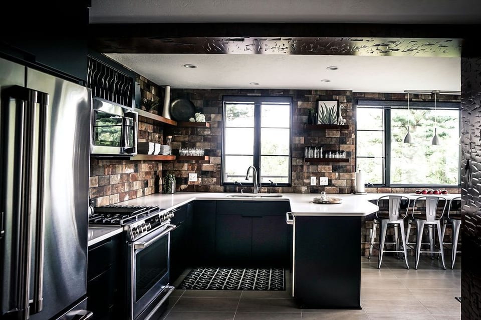 Fully stocked kitchen