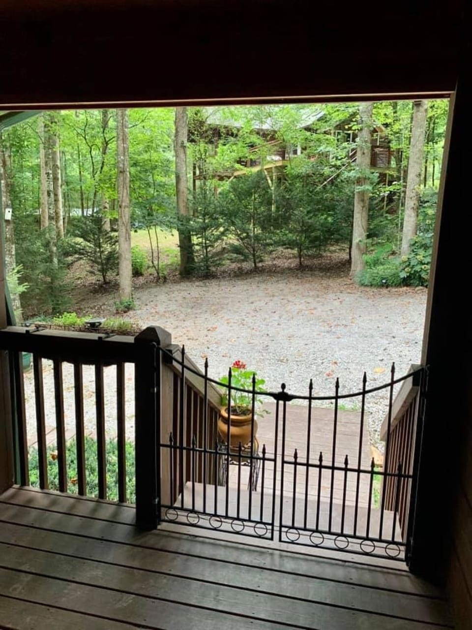 Gate on the porch