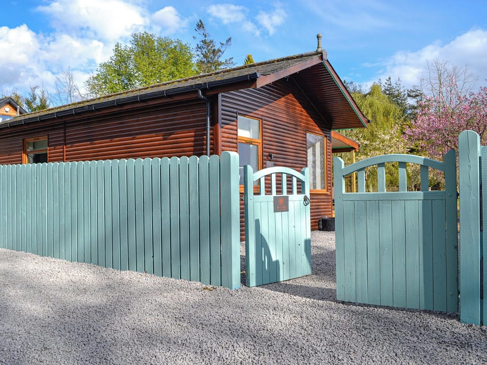 Exterior | The Tranquil Orchard - Woodpecker Lodge - The Tranquil Orchard , Brocklehirst, near Dumfries