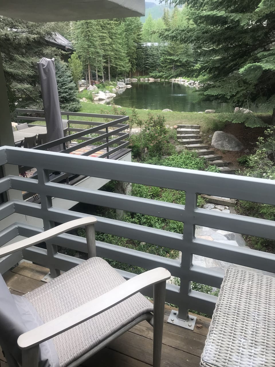 View from the master bedroom