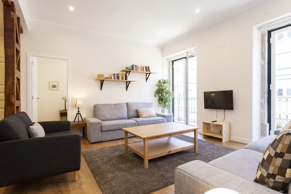 Living Room With balcony