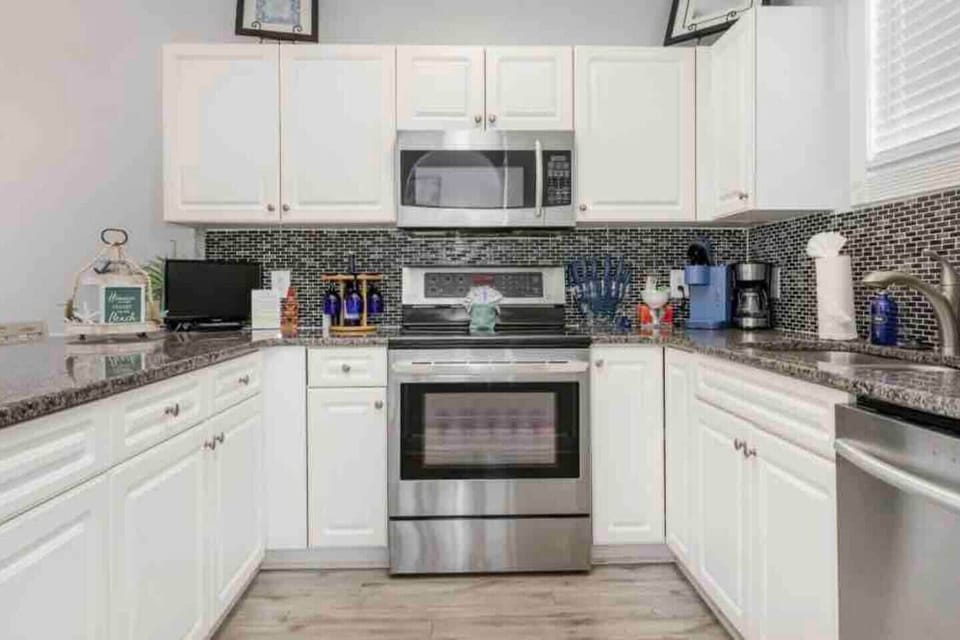 Clean, updated, comfortable and well stocked.