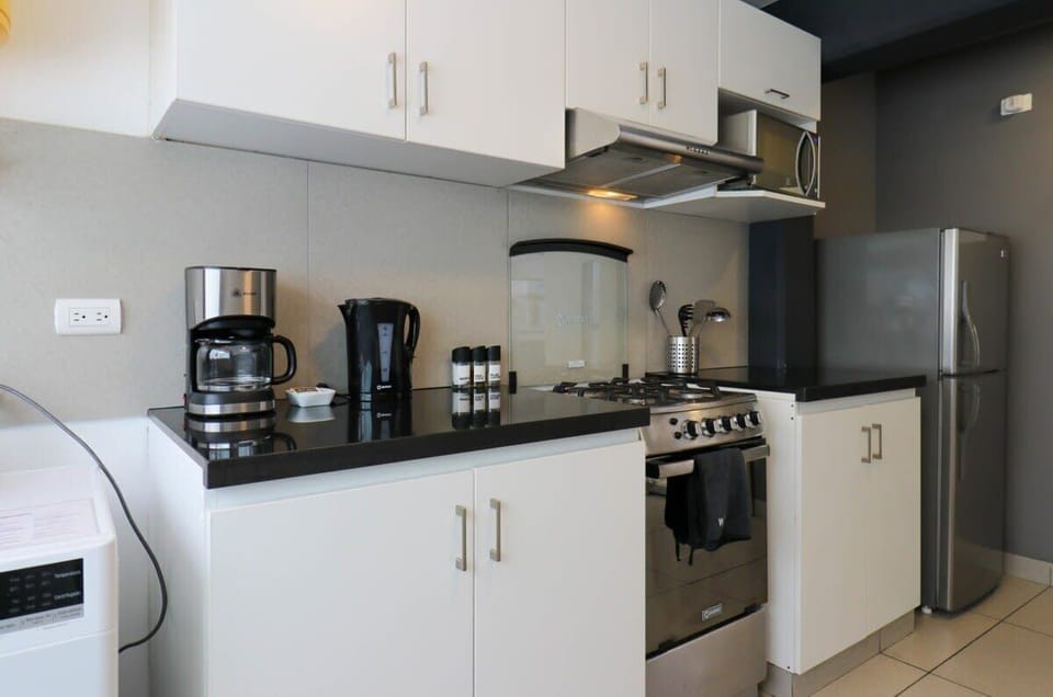 Fully stocked kitchen