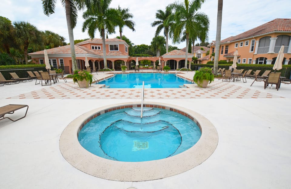 Community pool and hot tub