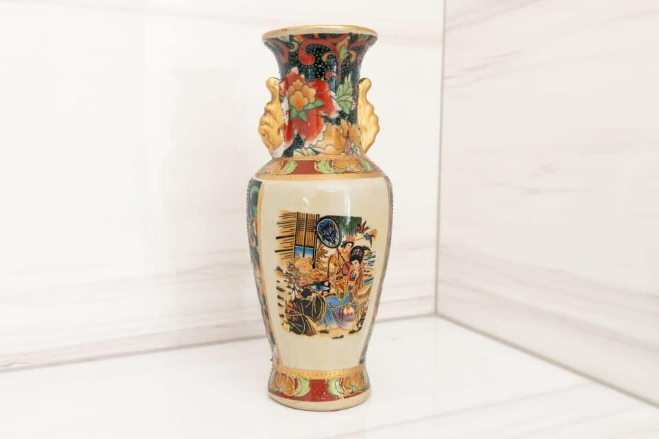 Decorative vase detail