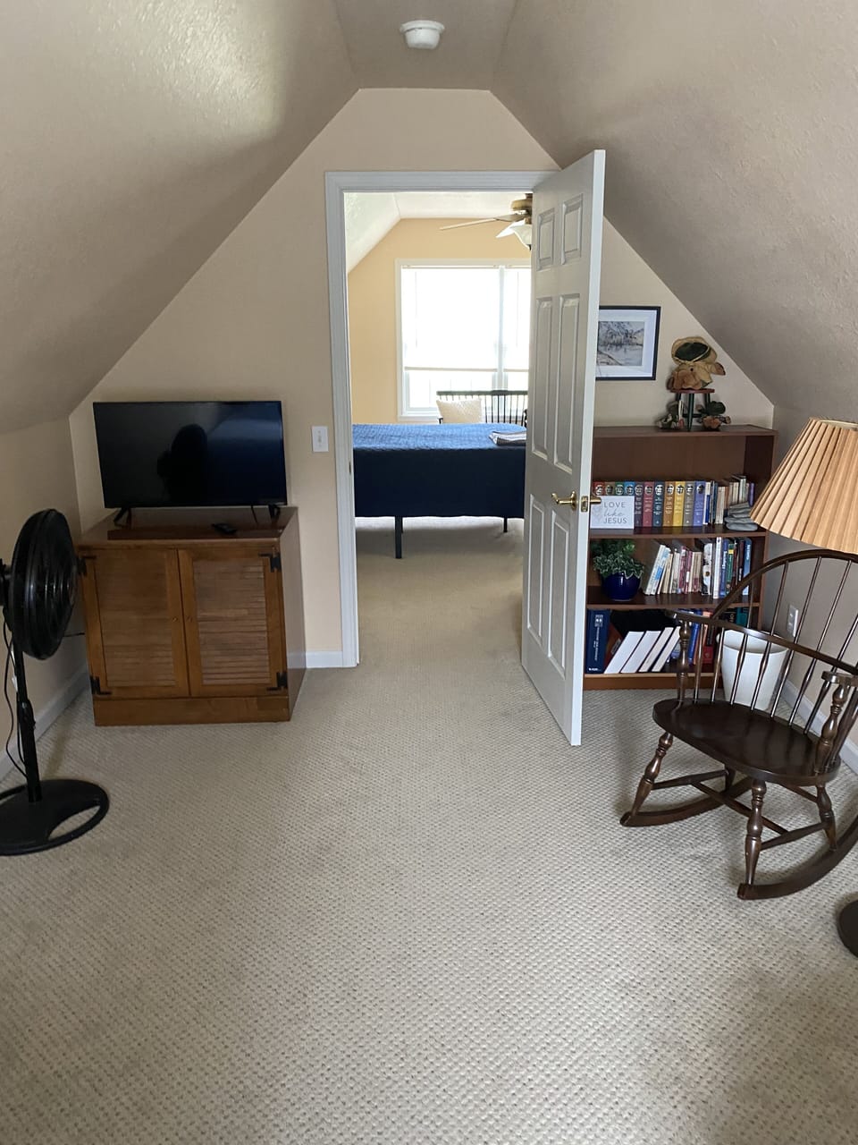Attached bedroom