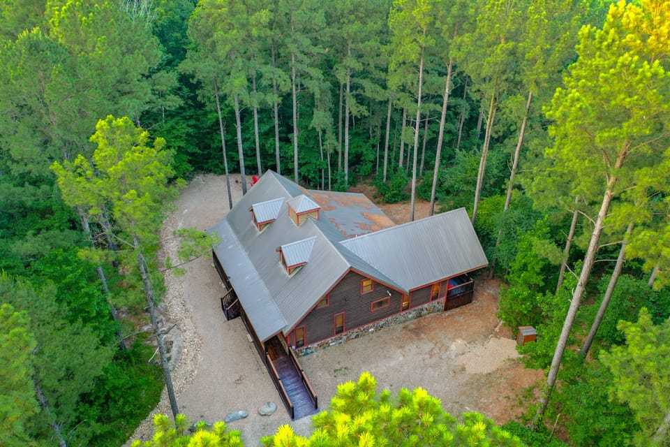 Nestled in the beautiful Ouachita forest....