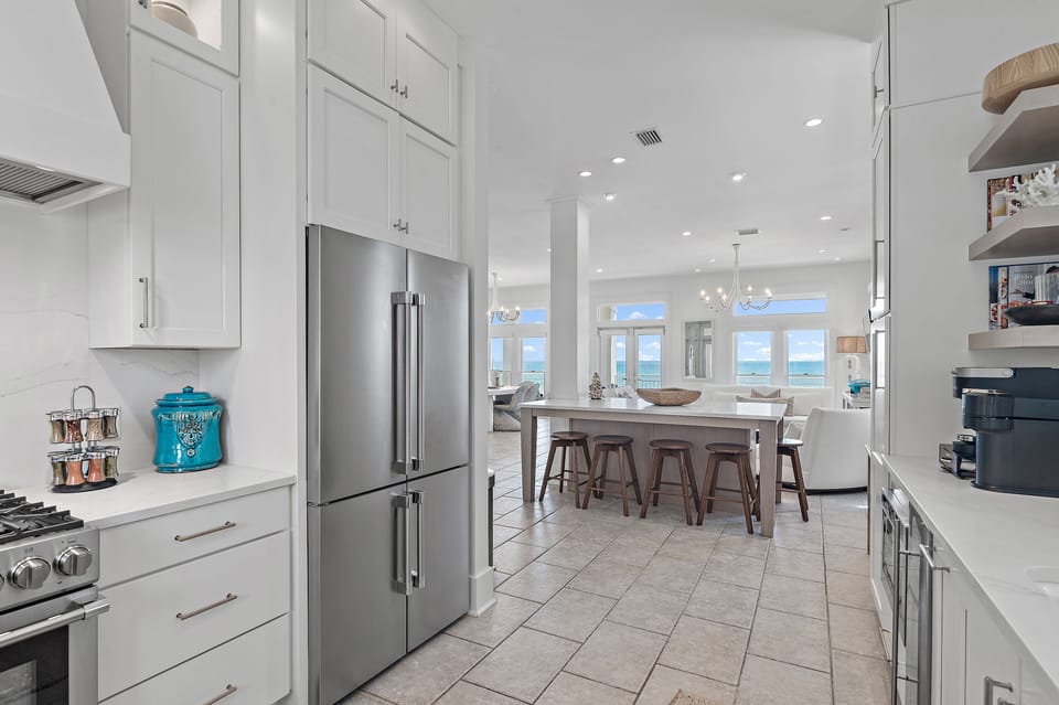 The White House - Carillon Beach - First Floor - Kitchen and Island