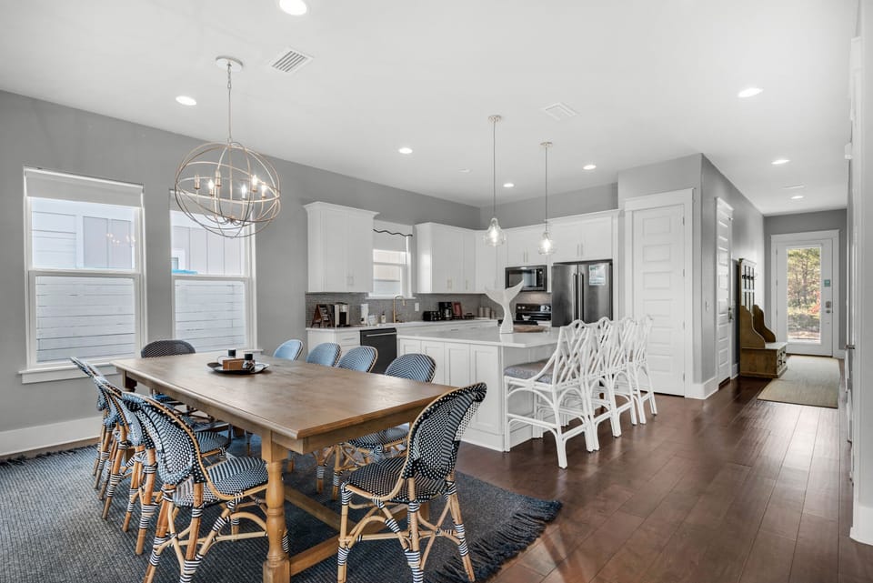 Large dining room table