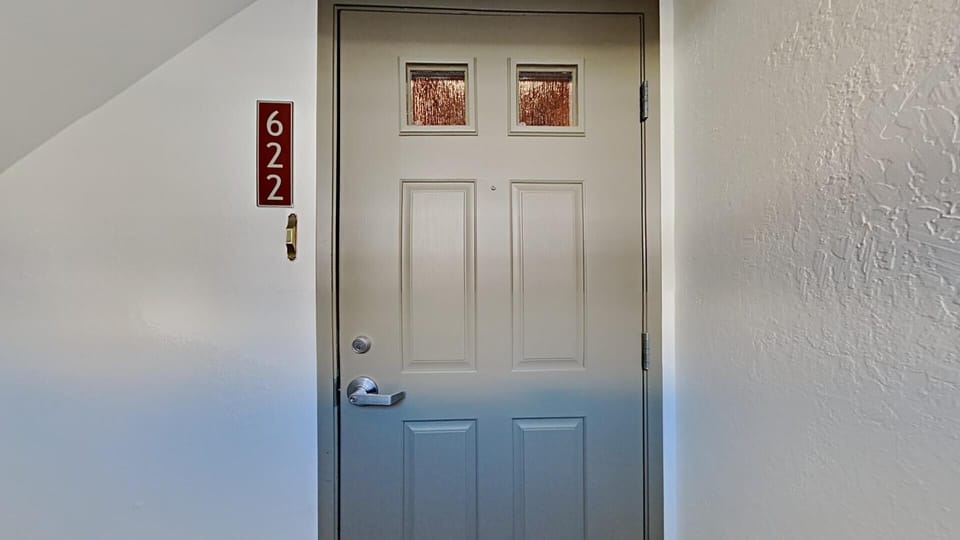 Indoors, Stained Wood, Hardwood, Door, Building
