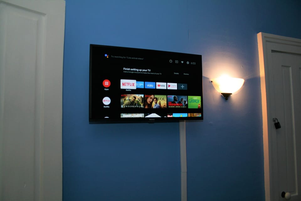 Bedroom TV-  Smart TV NO CABLE PROVIDED