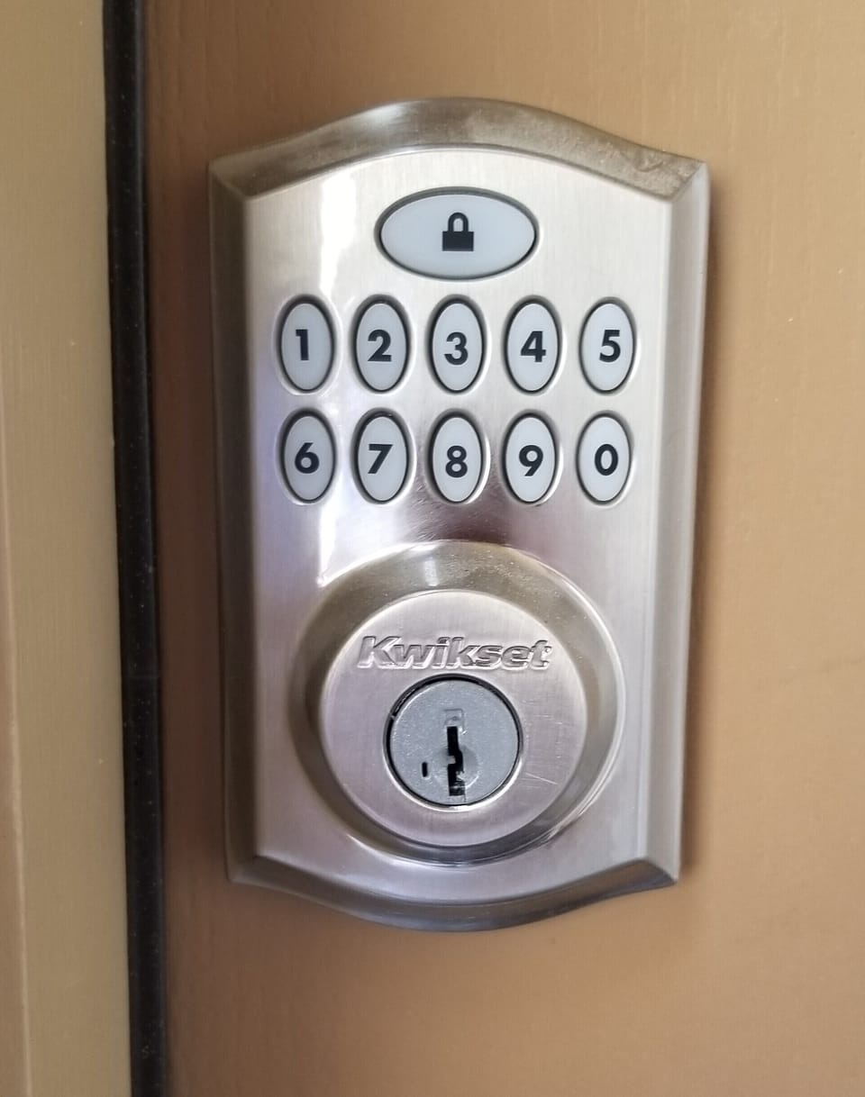 Combination Lock On Front Door