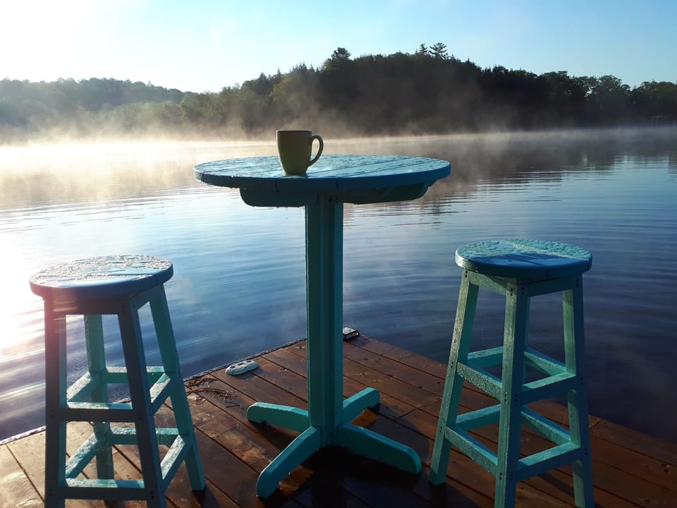 where better to have your morning coffee
