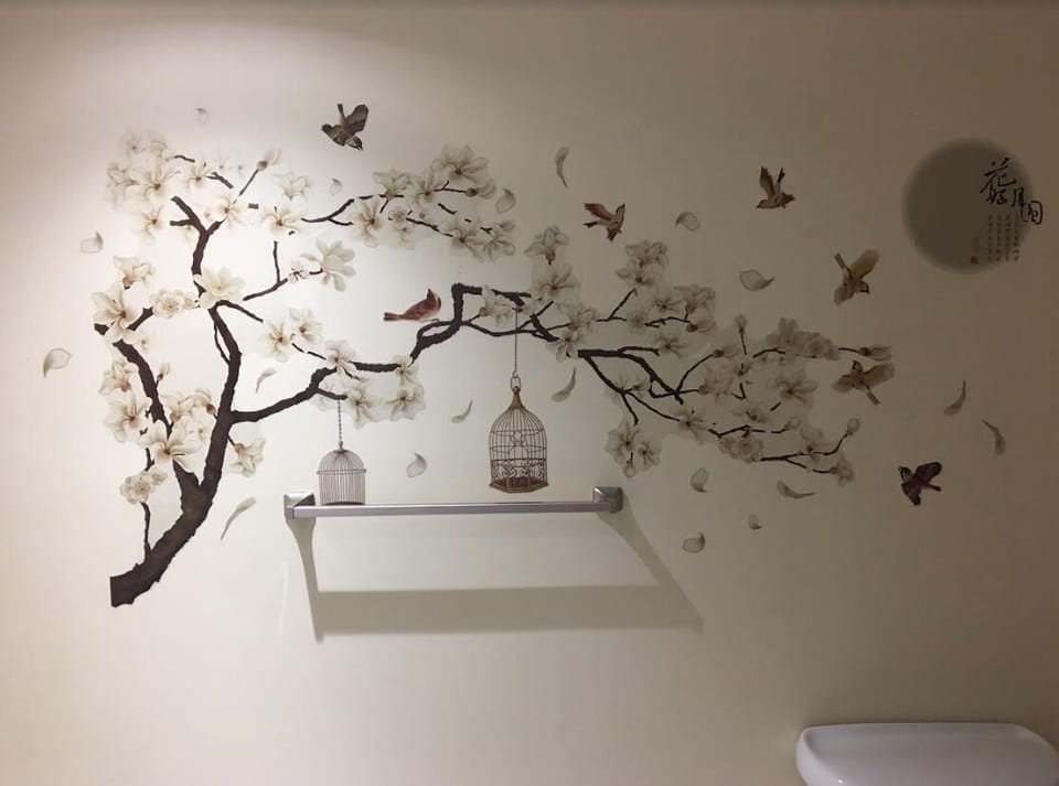 Mastr BR bath - oriental decor