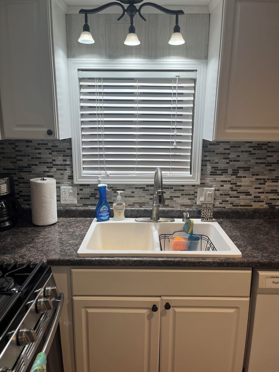 kitchen sink area