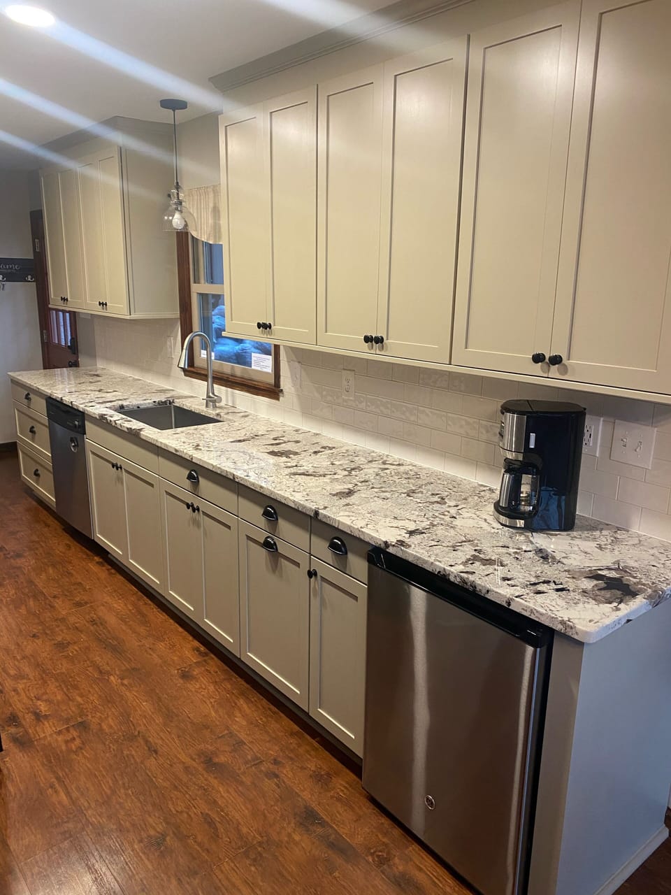 Fully stocked updated kitchen with everything you need for great meals.
