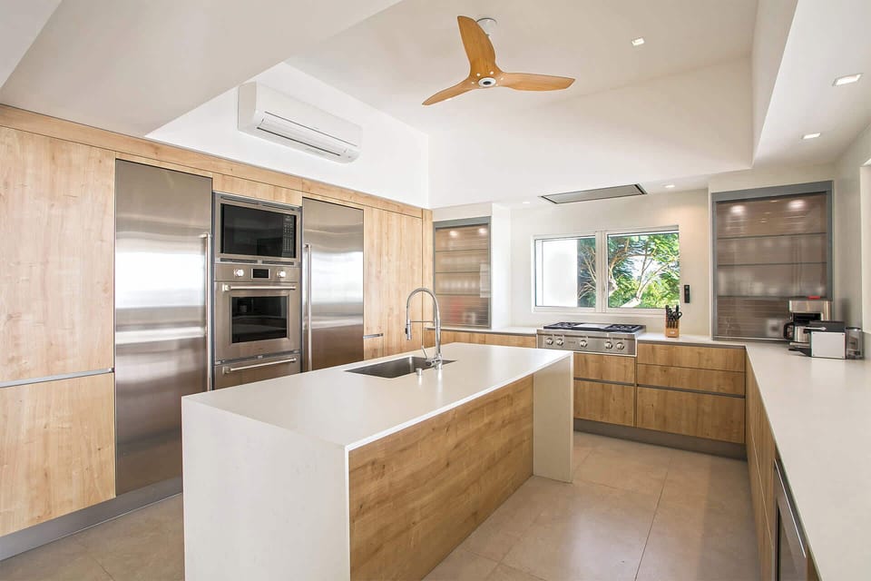 Modern fully equipped kitchen