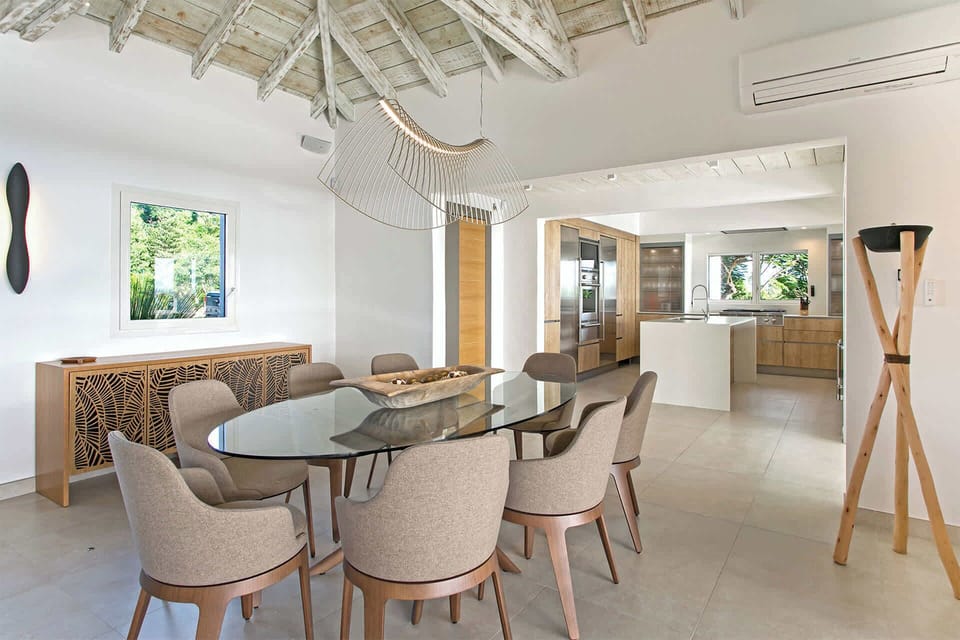 Indoor dining area