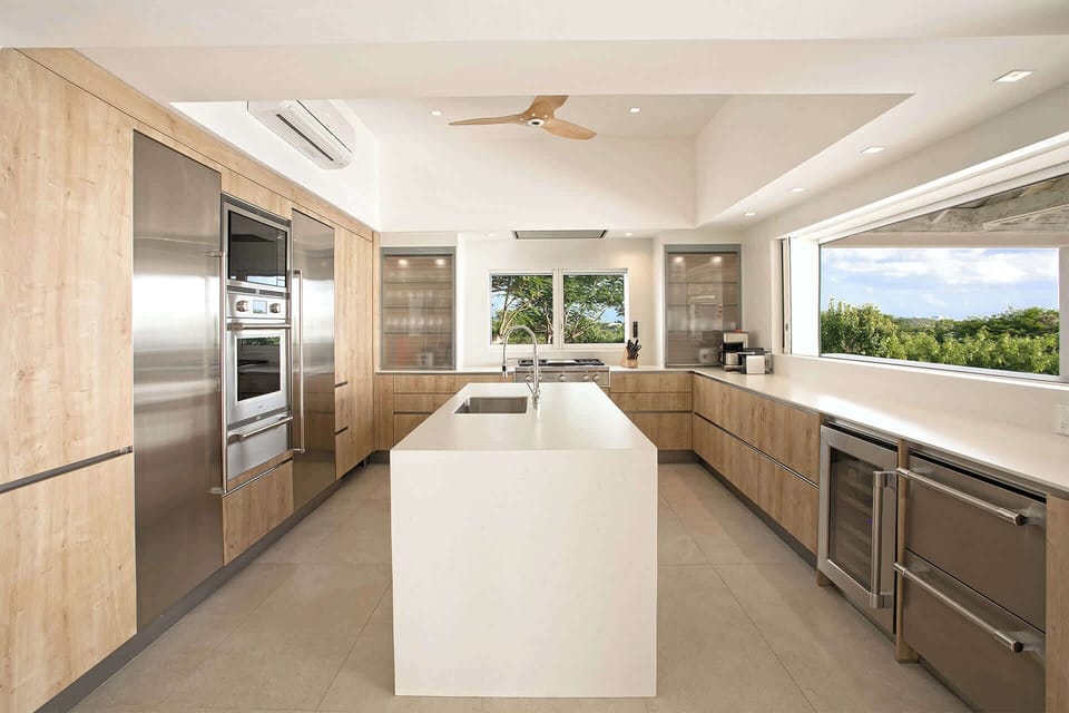 Modern fully equipped kitchen