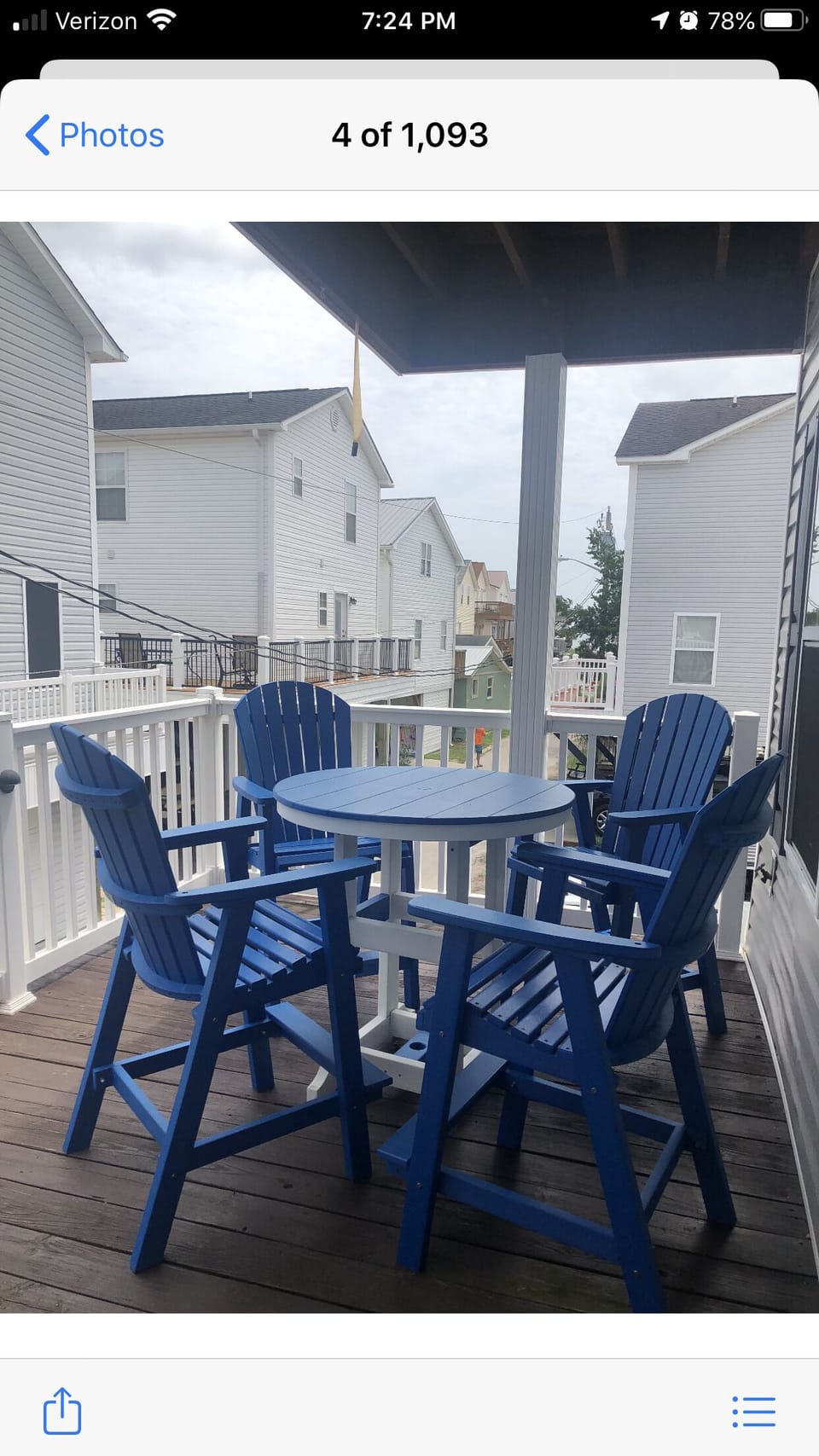 Outdoor dining