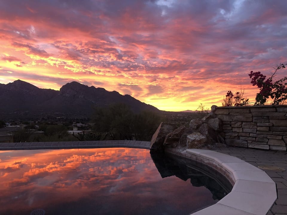 Sunrise over Santa Catalina Mts.