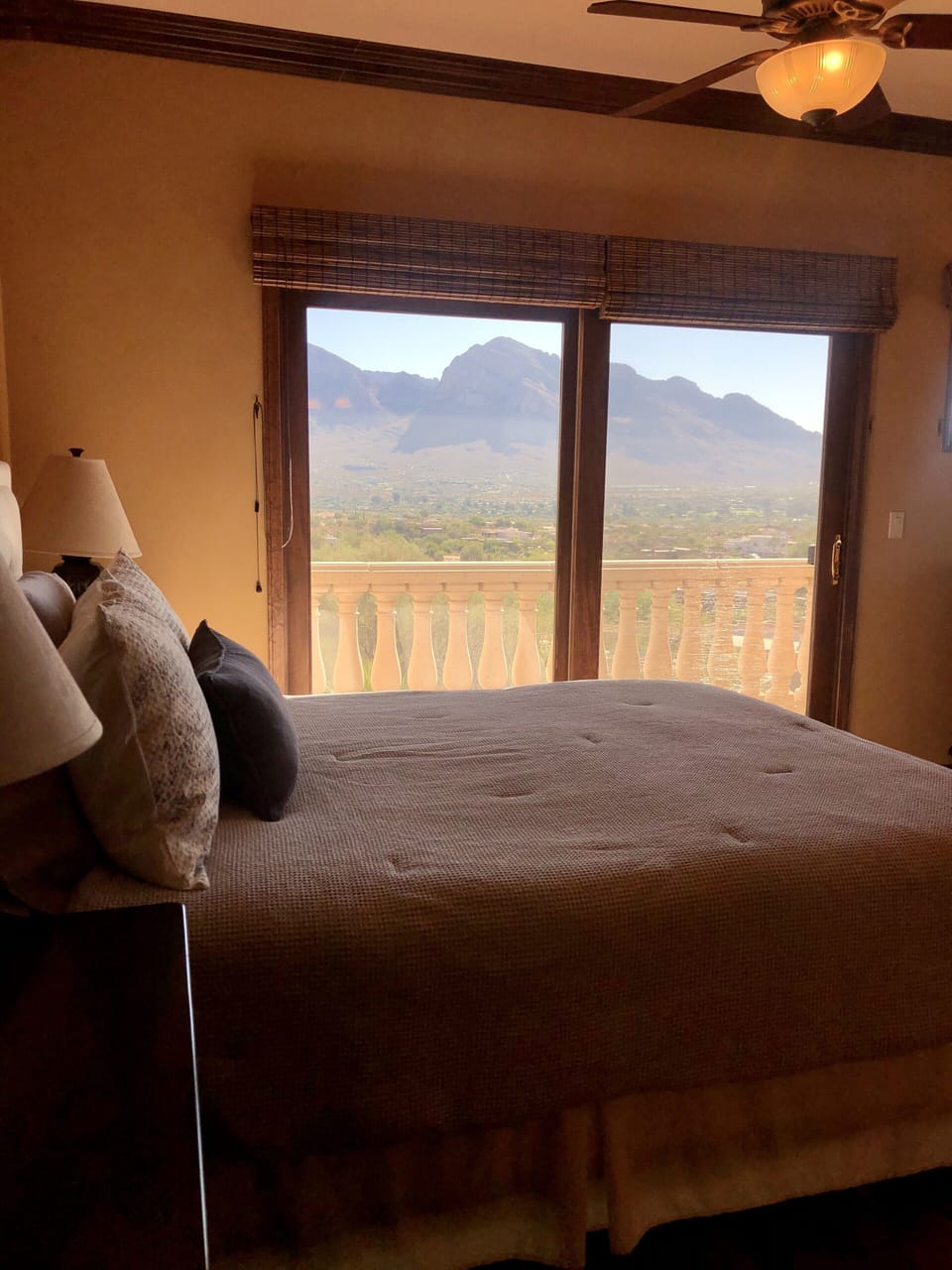 Private balcony in #3.
