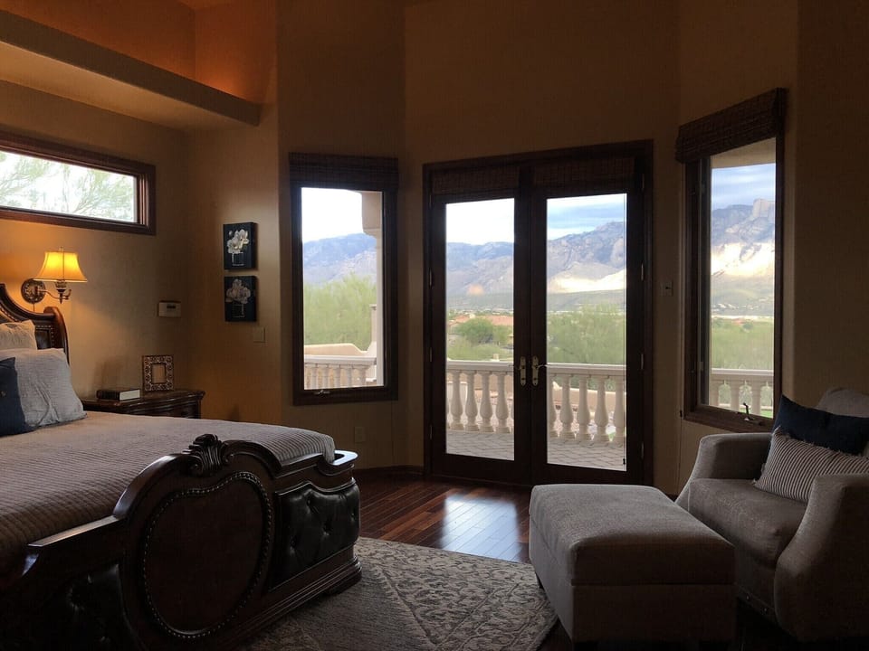 Master Bedroom with amazing views.
