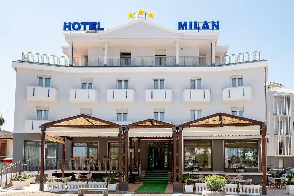 Exterior of the hotel
