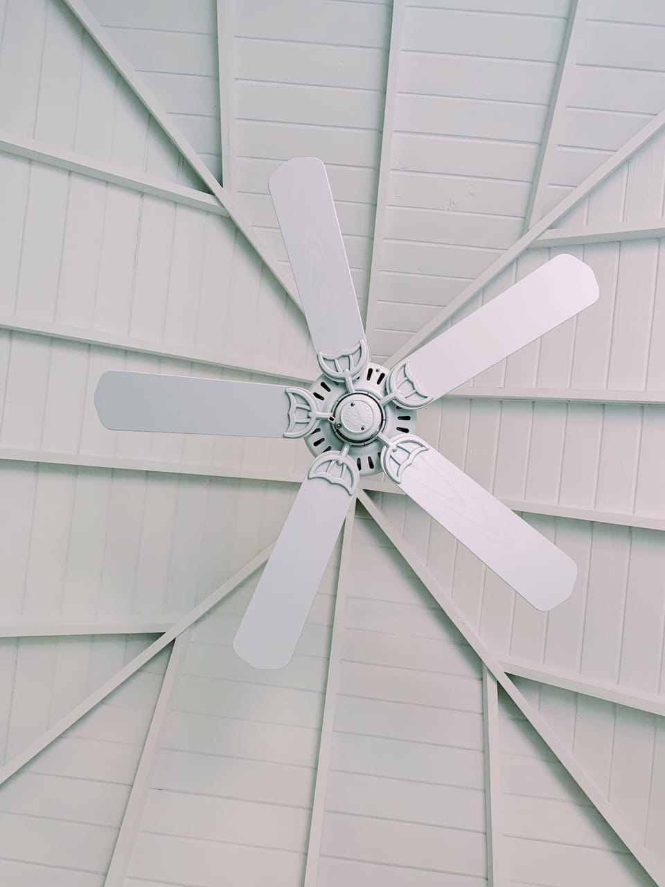Easy Breezy! Cooling ceiling fans complement Air Conditioning in each bedroom