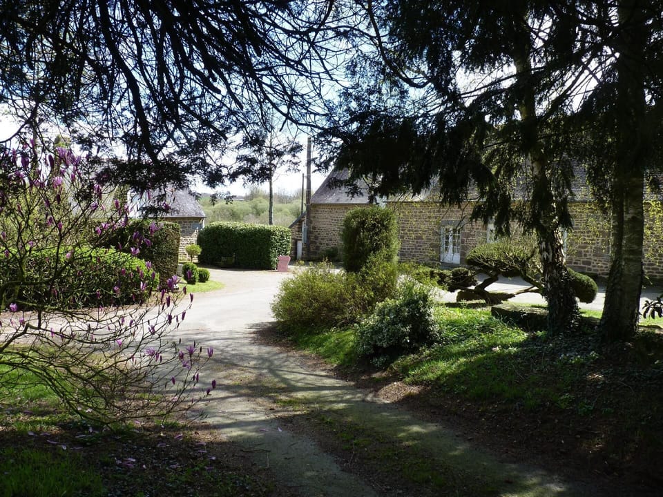Area that directly surrounds the property. your arriving to the cottages by a private lane