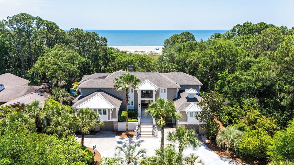 Sprawling oceanfront home
