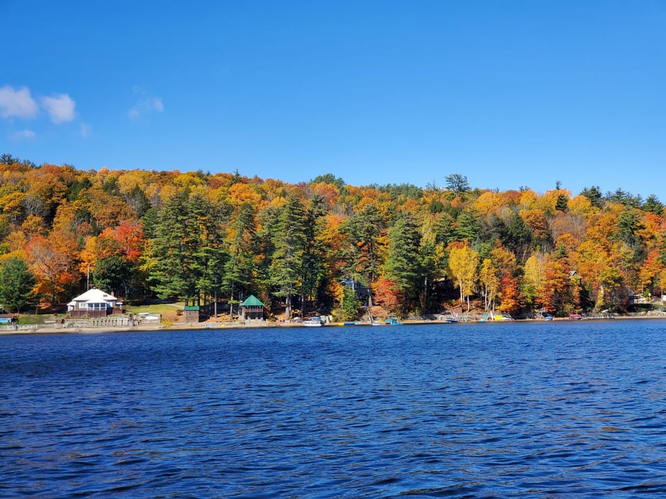 Check out the fall foliage. You can spend your life exploring and hiking new trails in the Adirondacks and still never see them all.