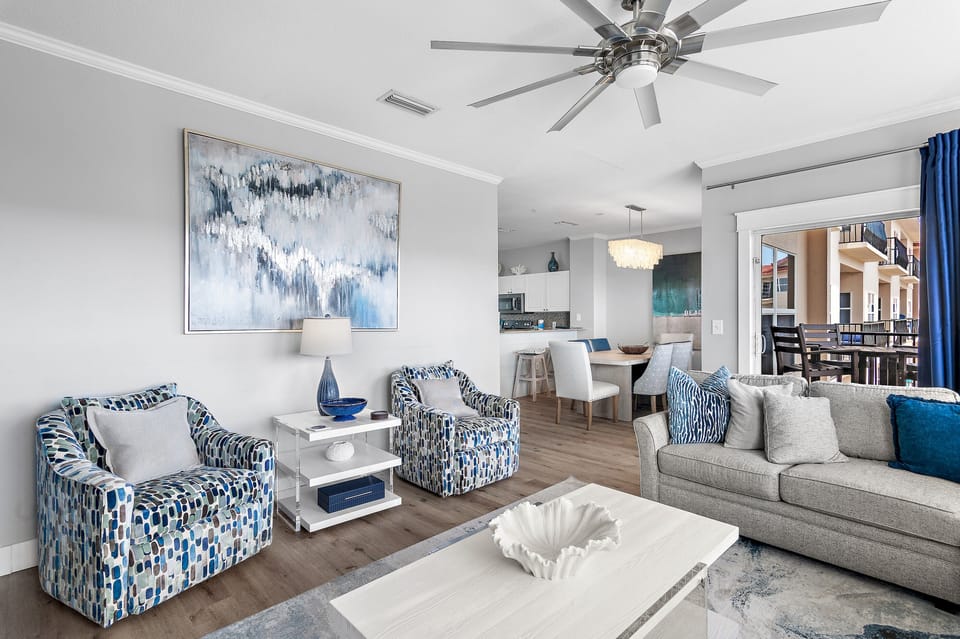Comfortable living room seating